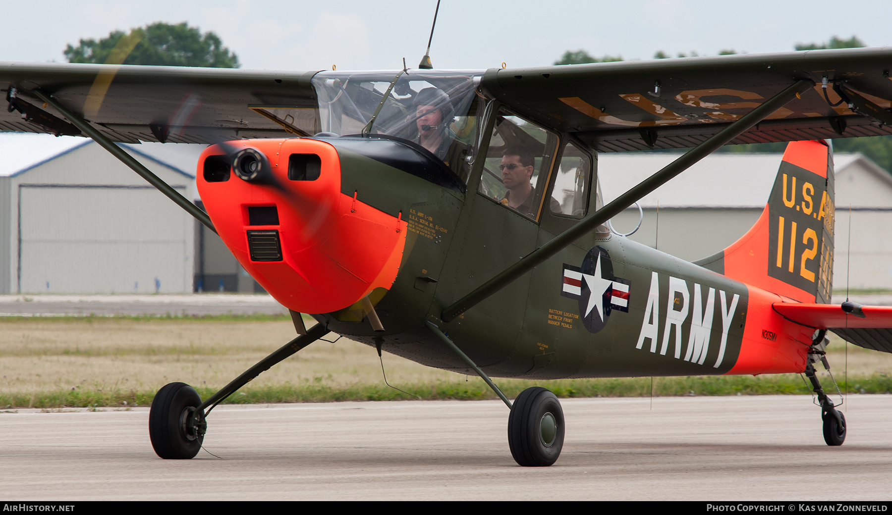 Aircraft Photo of N305MV / 112141 | Cessna O-1A Bird Dog (305A/L-19A) | USA - Army | AirHistory.net #387785