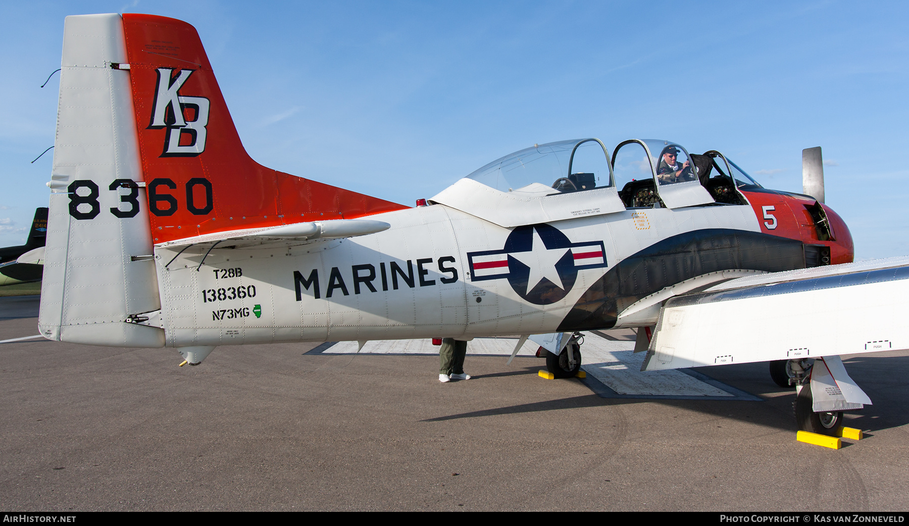 Aircraft Photo of N73MG / 138360 | North American T-28B Trojan | USA - Marines | AirHistory.net #387814