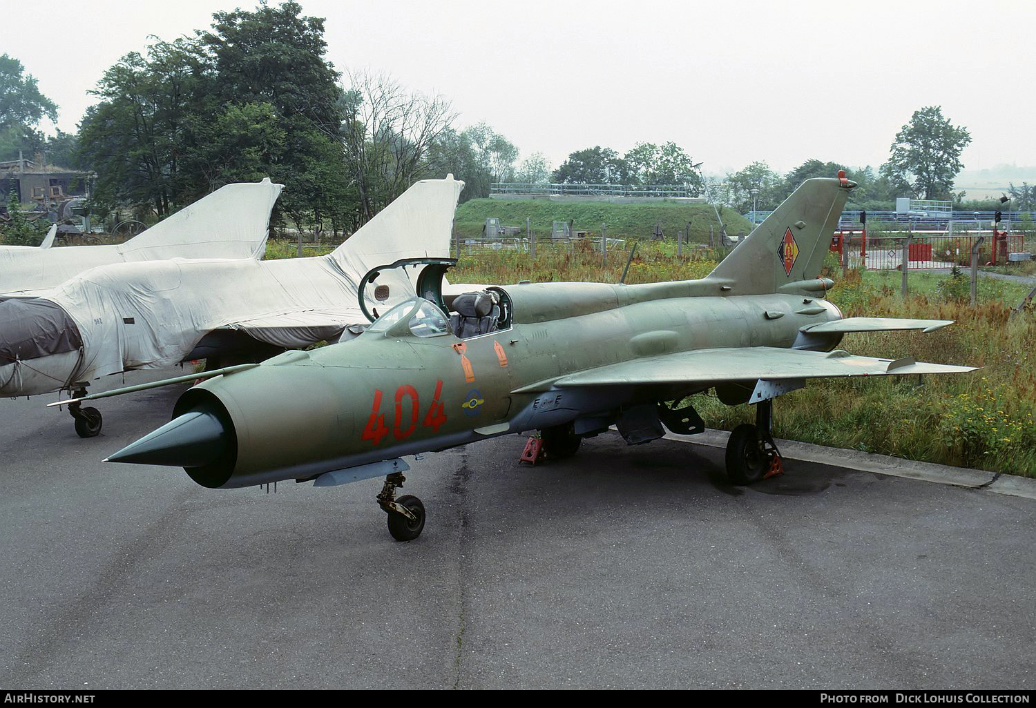 Aircraft Photo of 404 | Mikoyan-Gurevich MiG-21SPS-K | East Germany - Air Force | AirHistory.net #387818