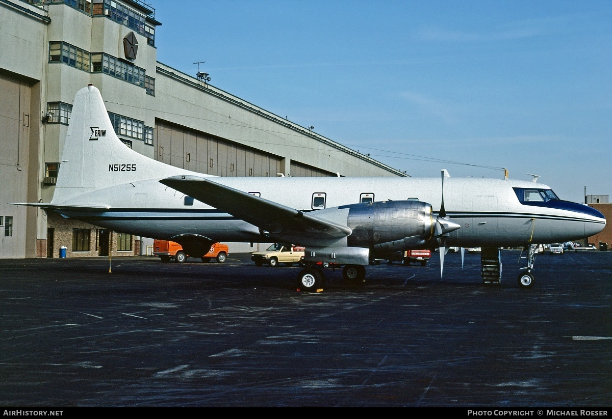 Aircraft Photo of N51255 | Convair 580 | ERIM - Environmental Research Institute of Michigan | AirHistory.net #387829