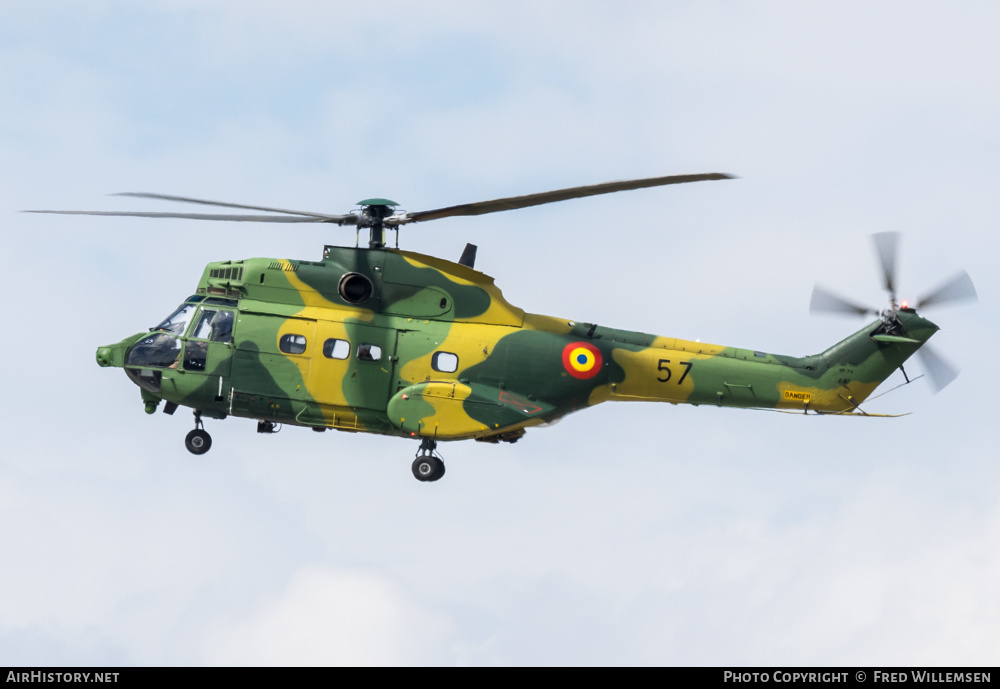Aircraft Photo of 57 | Aerospatiale IAR-330L Puma | Romania - Air Force | AirHistory.net #387858