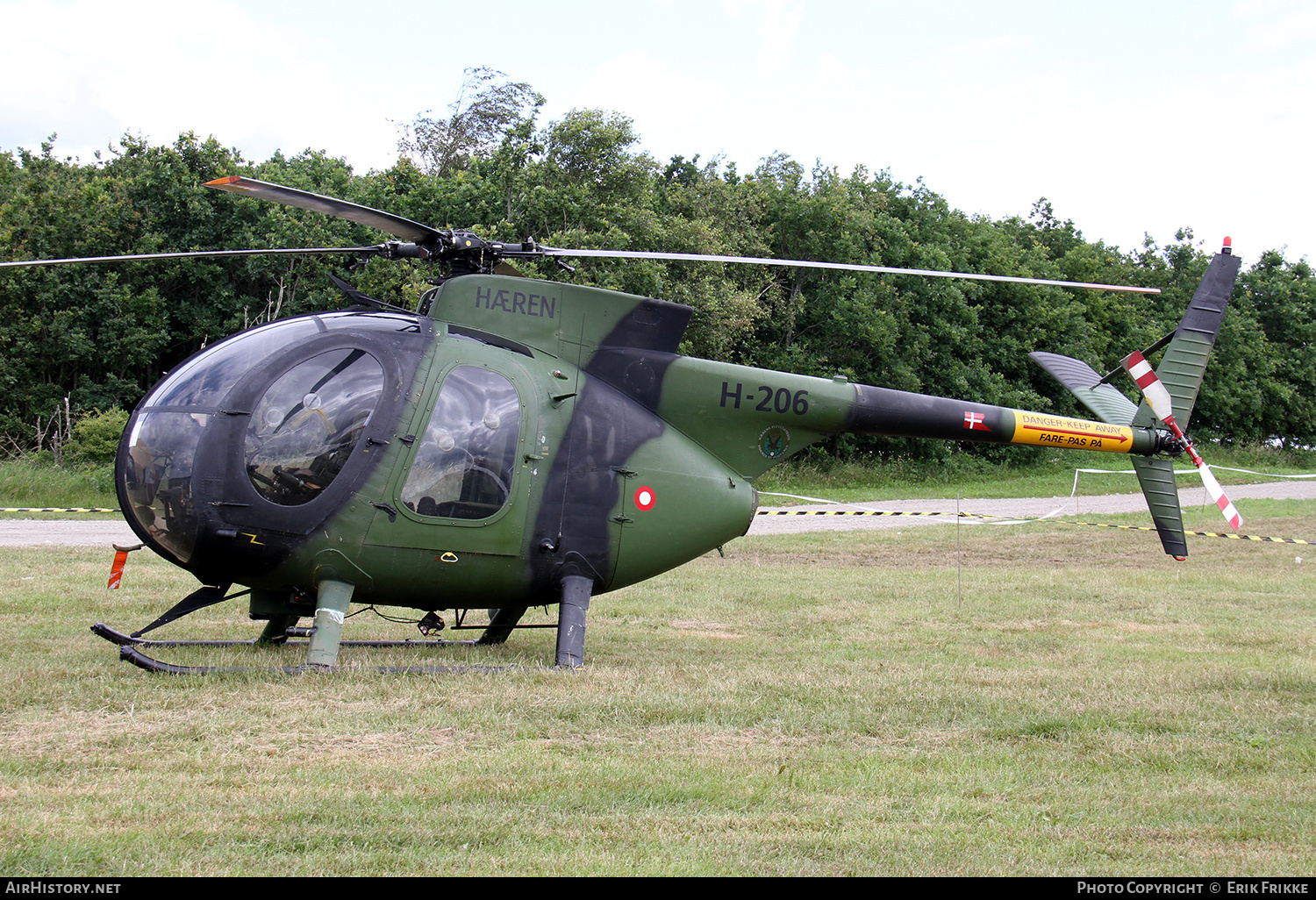 Aircraft Photo of H-206 | Hughes 500M (369HM) | Denmark - Army | AirHistory.net #387875