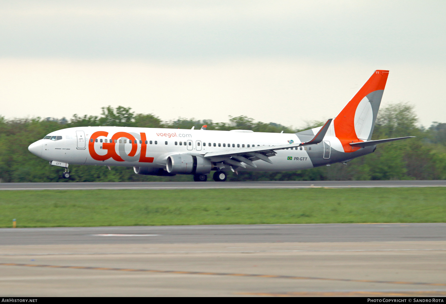 Aircraft Photo of PR-GTT | Boeing 737-8EH | GOL Linhas Aéreas | AirHistory.net #387887