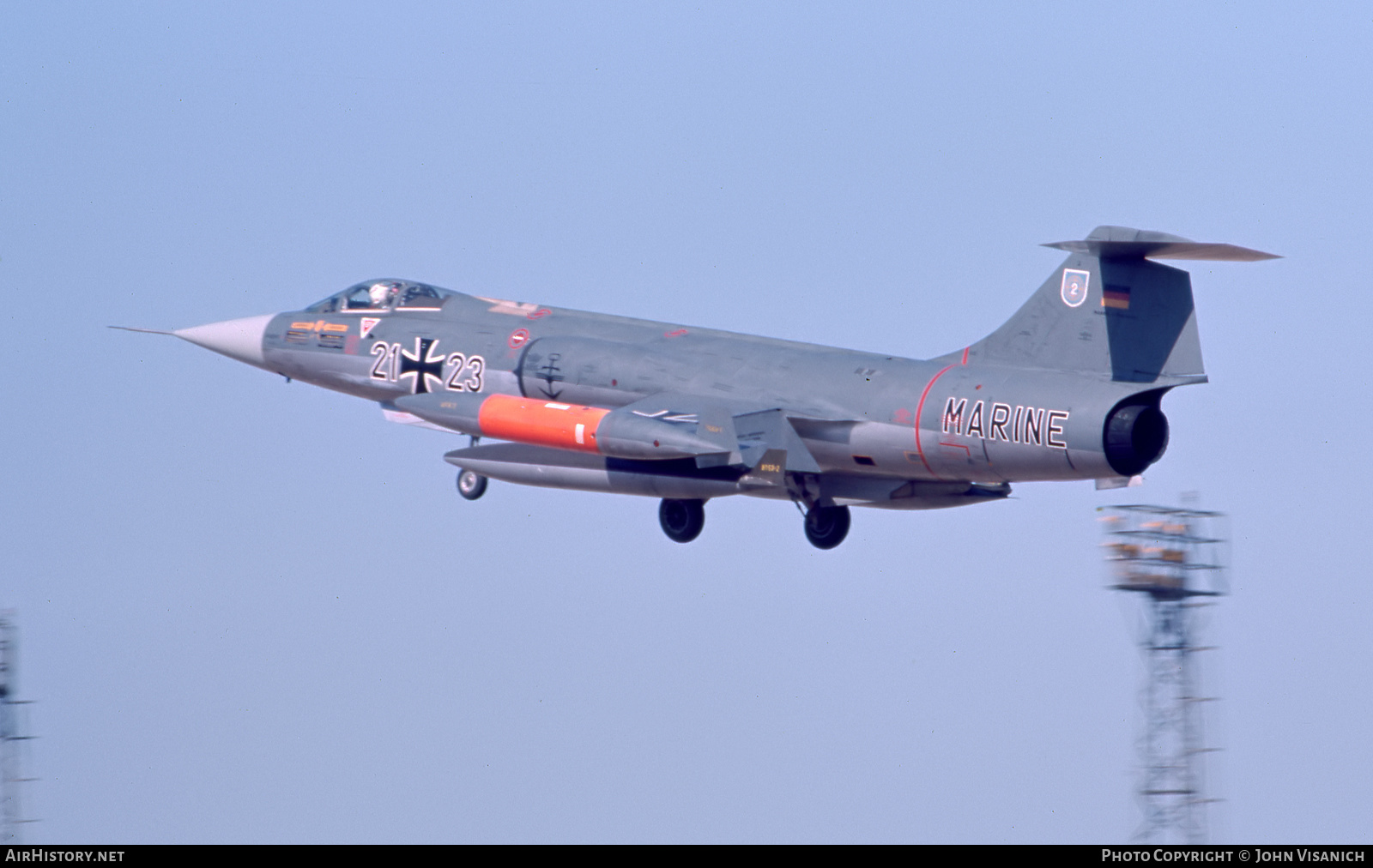Aircraft Photo of 2123 | Lockheed F-104G Starfighter | Germany - Navy | AirHistory.net #387900