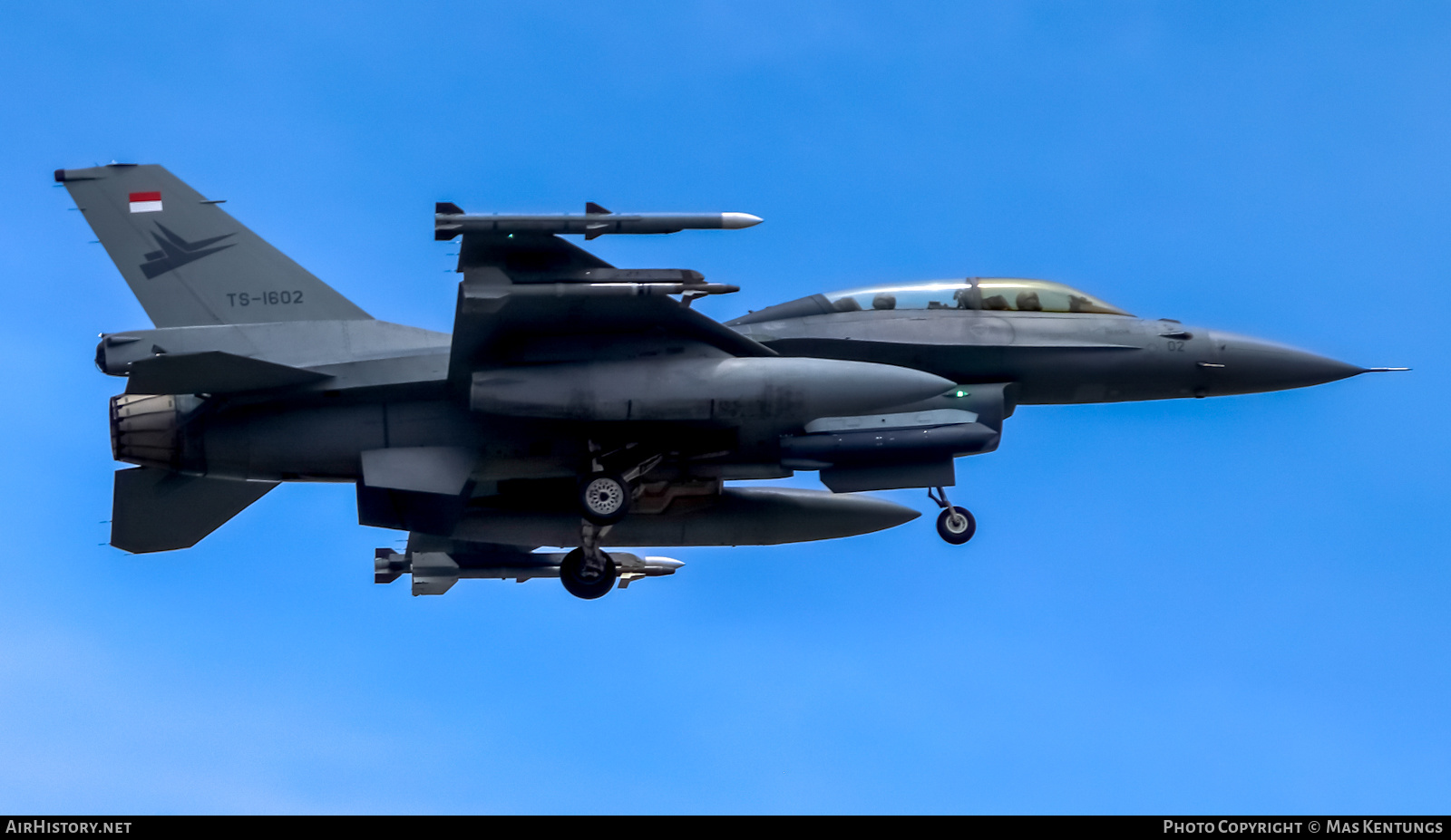 Aircraft Photo of TS-1602 | General Dynamics F-16BM Fighting Falcon | Indonesia - Air Force | AirHistory.net #387940