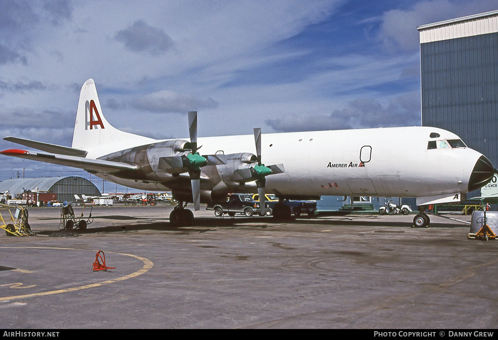 Aircraft Photo of OE-ILA | Lockheed L-188C(F) Electra | Amerer Air | AirHistory.net #387956