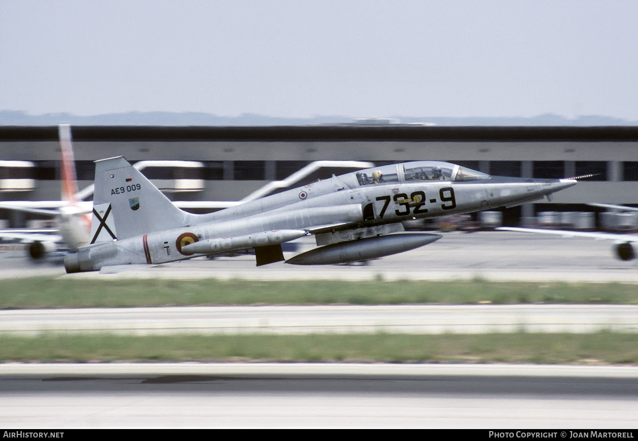 Aircraft Photo of AE.9-009 | Northrop SF-5B Freedom Fighter | Spain - Air Force | AirHistory.net #387966