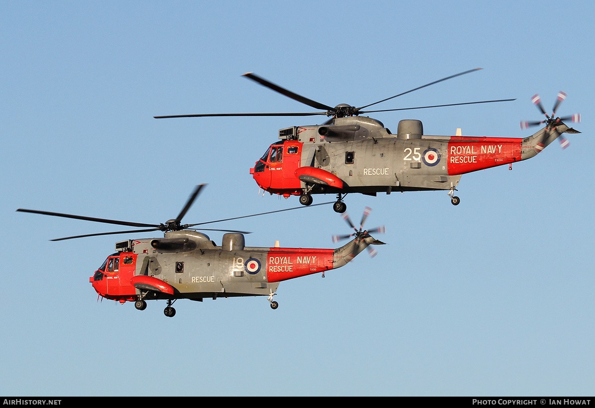 Aircraft Photo of ZA134 | Westland WS-61 Sea King HU5 | UK - Navy | AirHistory.net #387970