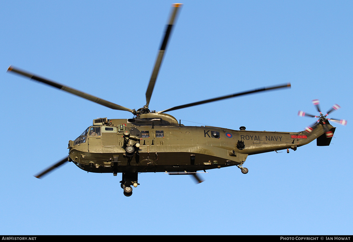 Aircraft Photo of ZE427 | Westland WS-61 Sea King HC4+ | UK - Navy | AirHistory.net #387980