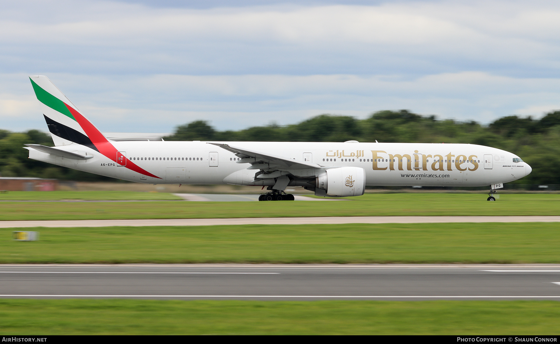 Aircraft Photo of A6-EPG | Boeing 777-31H/ER | Emirates | AirHistory.net #388003