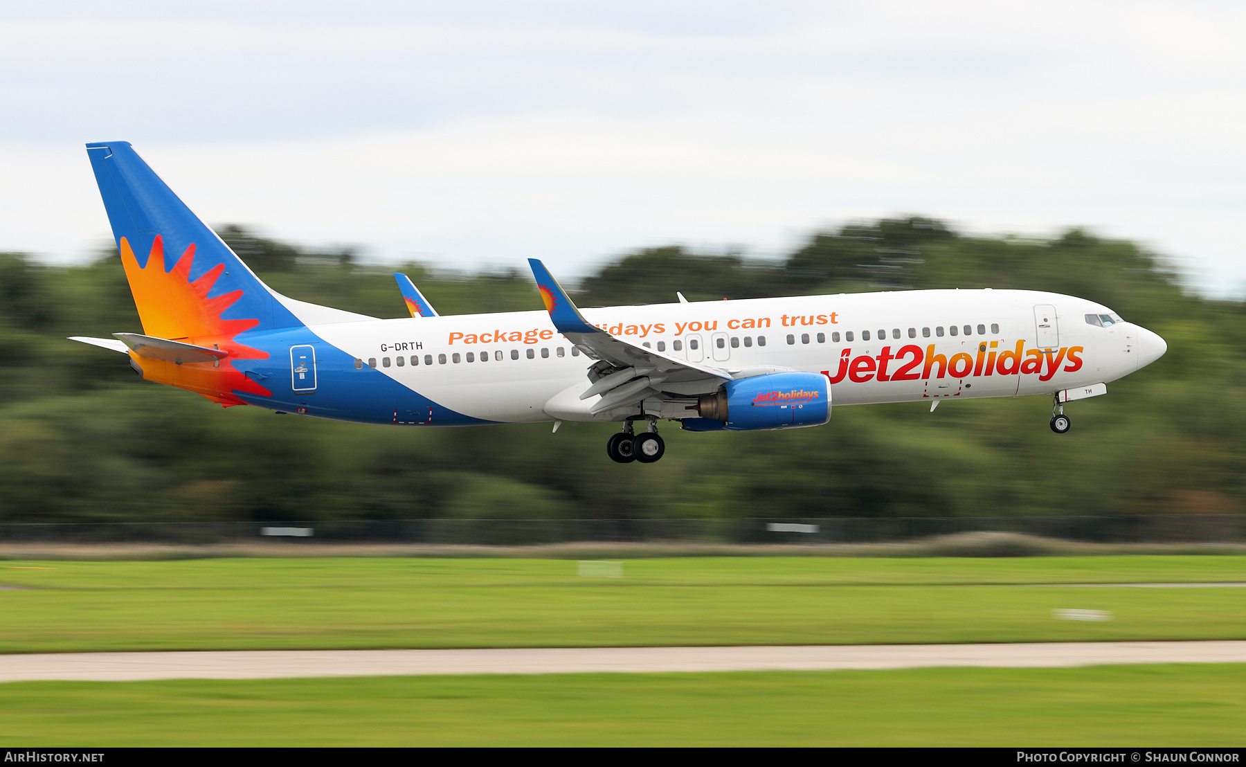 Aircraft Photo of G-DRTH | Boeing 737-8BK | Jet2 Holidays | AirHistory.net #388006