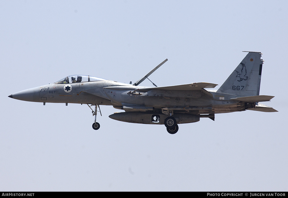 Aircraft Photo of 667 / 76-1509 | McDonnell Douglas F-15A Baz | Israel - Air Force | AirHistory.net #388007