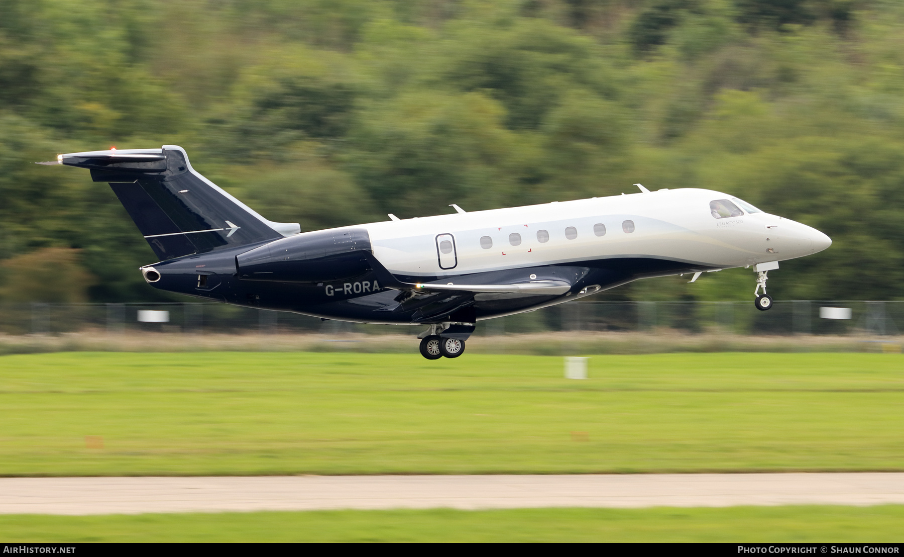 Aircraft Photo of G-RORA | Embraer EMB-550 Legacy 500 | AirHistory.net #388010