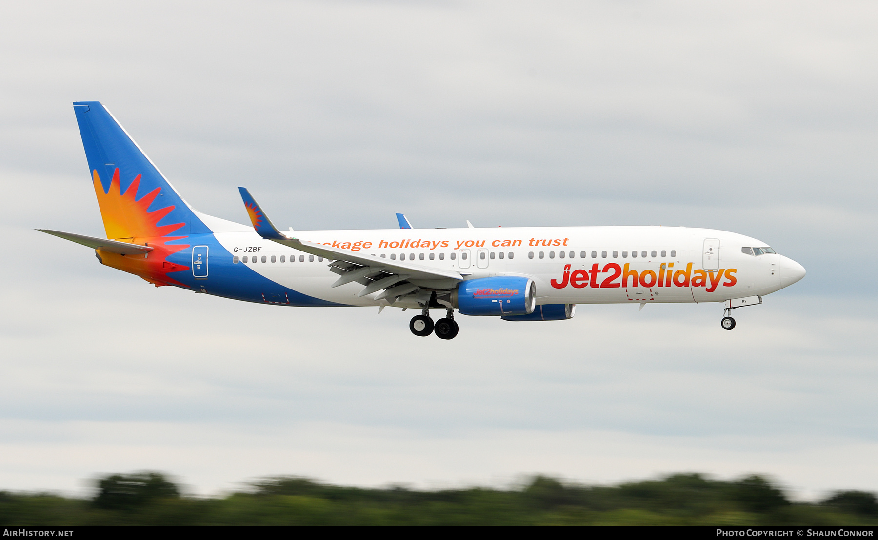 Aircraft Photo of G-JZBF | Boeing 737-800 | Jet2 Holidays | AirHistory.net #388013