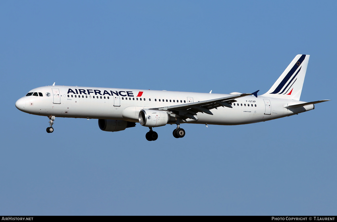 Aircraft Photo of F-GTAP | Airbus A321-211 | Air France | AirHistory.net #388025