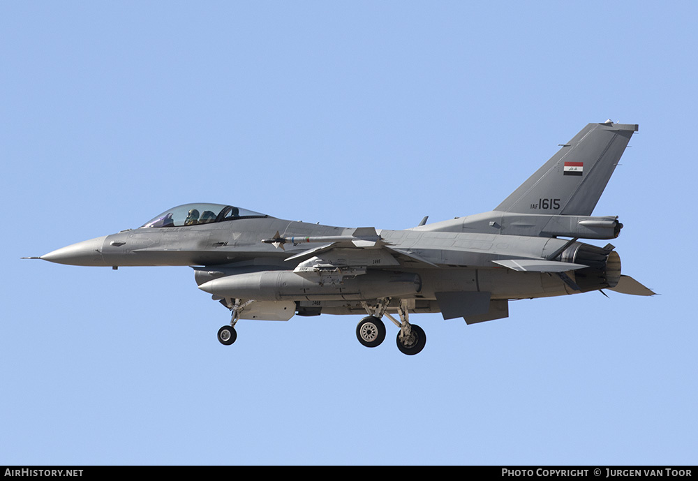 Aircraft Photo of 1615 / IAF-1615 | Lockheed Martin F-16C Fighting Falcon | Iraq - Air Force | AirHistory.net #388040