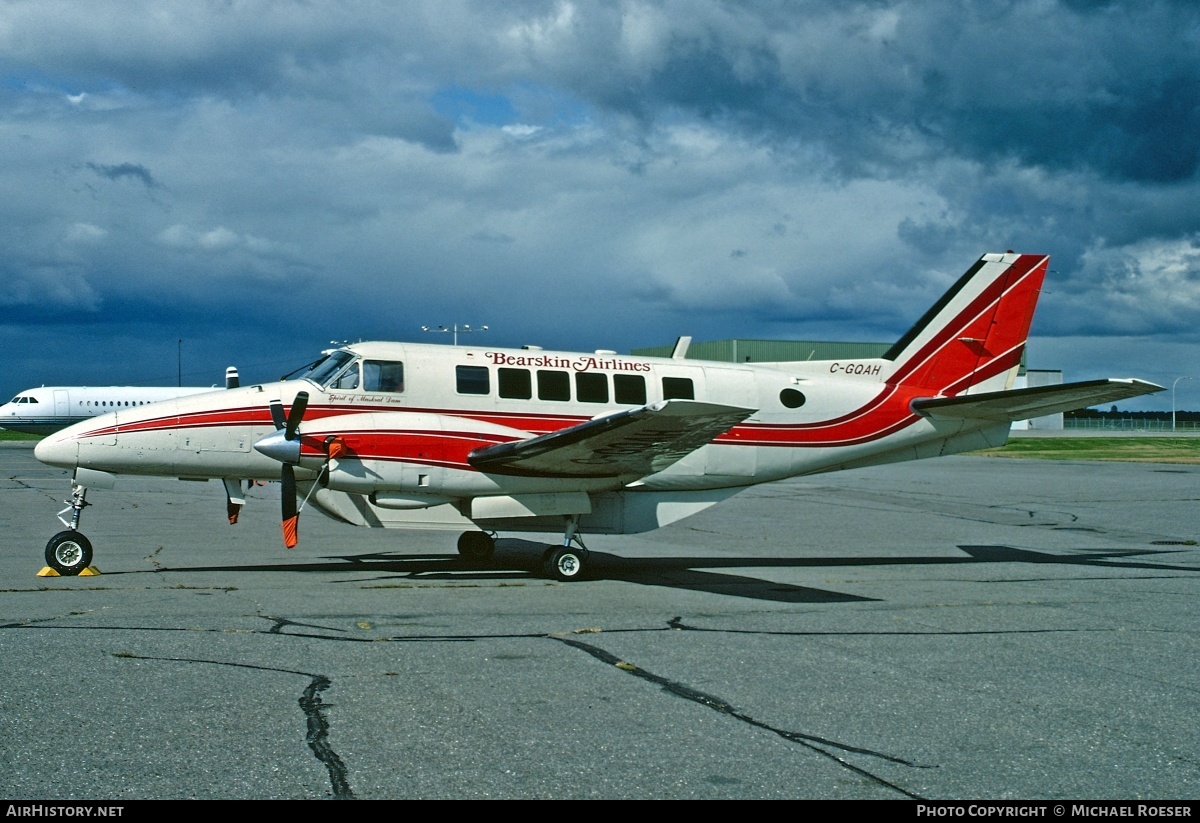 Aircraft Photo of C-GQAH | Beech 99 Airliner | Bearskin Airlines | AirHistory.net #388056