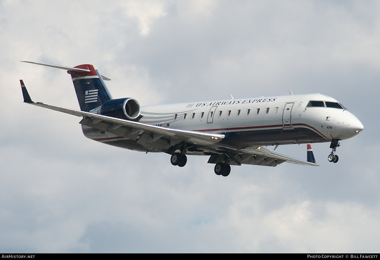 Aircraft Photo of N419AW | Bombardier CRJ-200ER (CL-600-2B19) | US Airways Express | AirHistory.net #388082