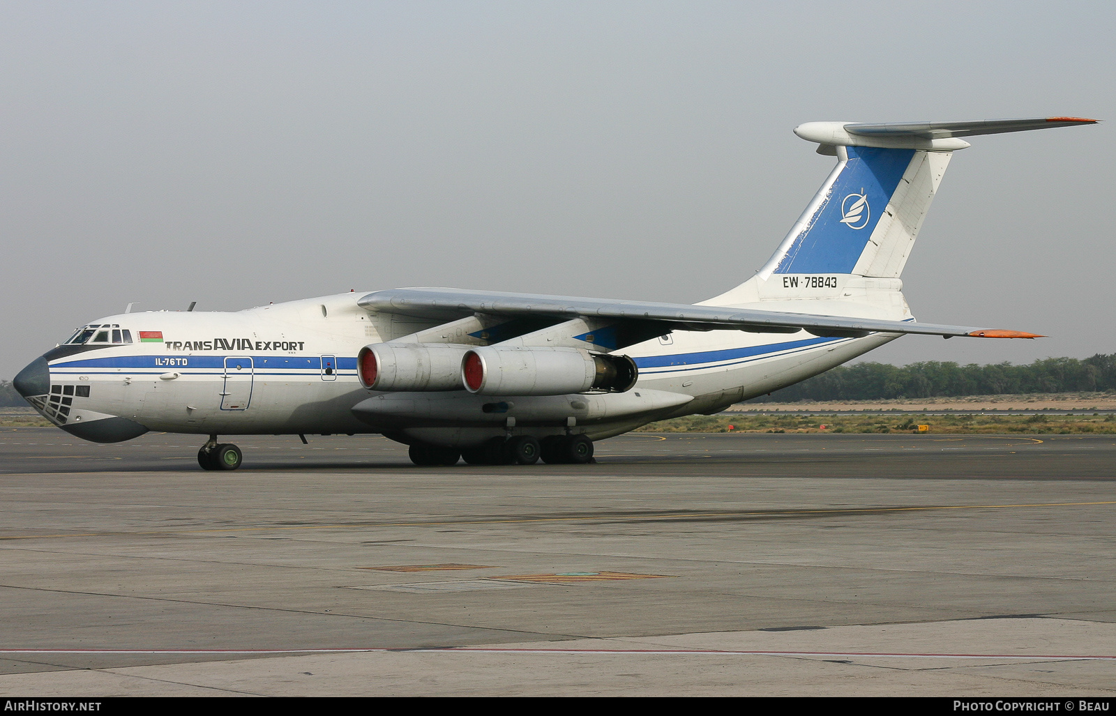 Aircraft Photo of EW-78843 | Ilyushin Il-76MD | Trans Avia Export | AirHistory.net #388133
