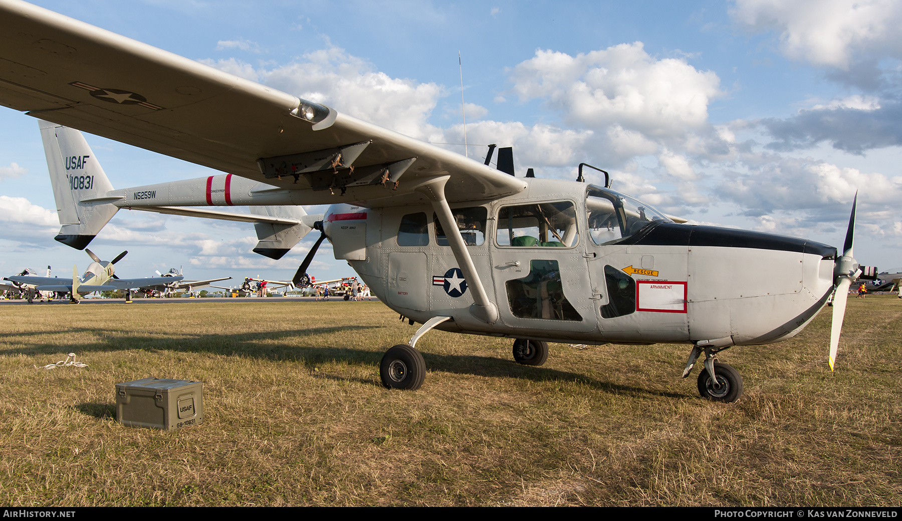 Aircraft Photo of N5259W / 68-10831 | Cessna O-2A Super Skymaster | USA - Air Force | AirHistory.net #388142