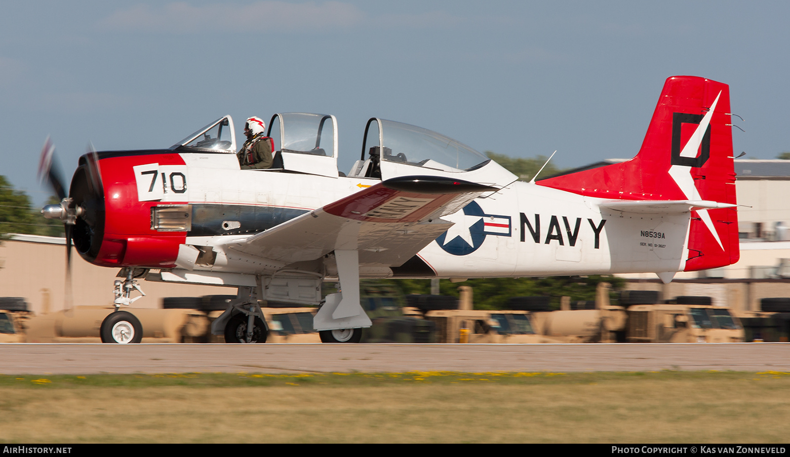 Aircraft Photo of N8539A / 51-3627 | North American T-28A Trojan | USA - Navy | AirHistory.net #388151