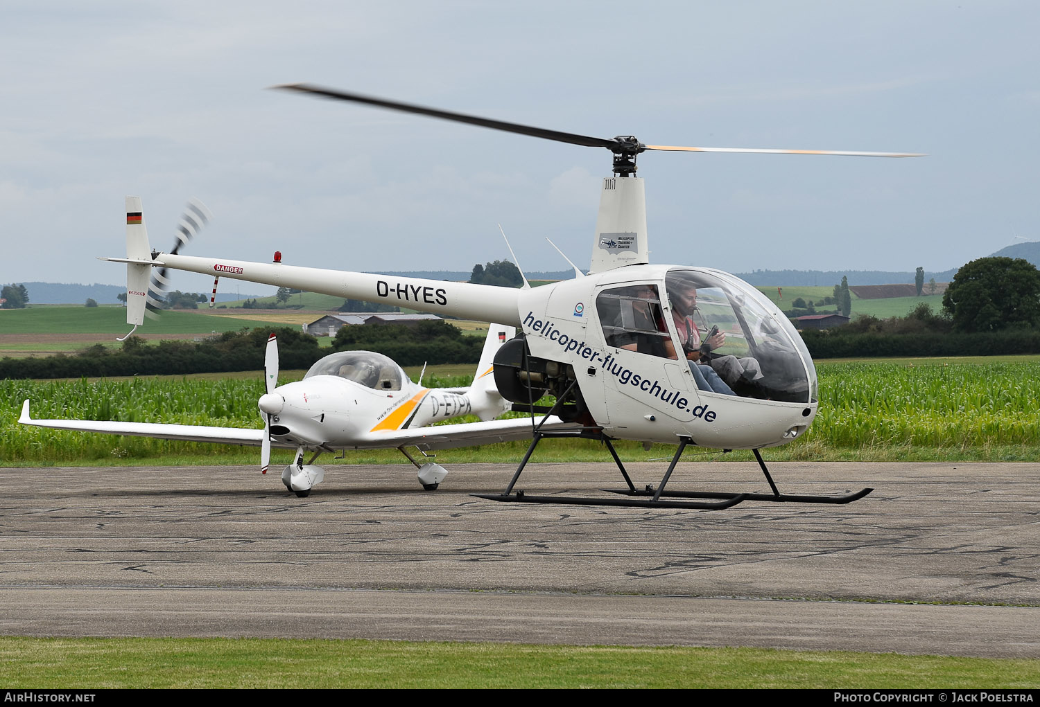 Aircraft Photo of D-HYES | Robinson R-22 Beta | HTC - Helicopter Training + Charter | AirHistory.net #388154