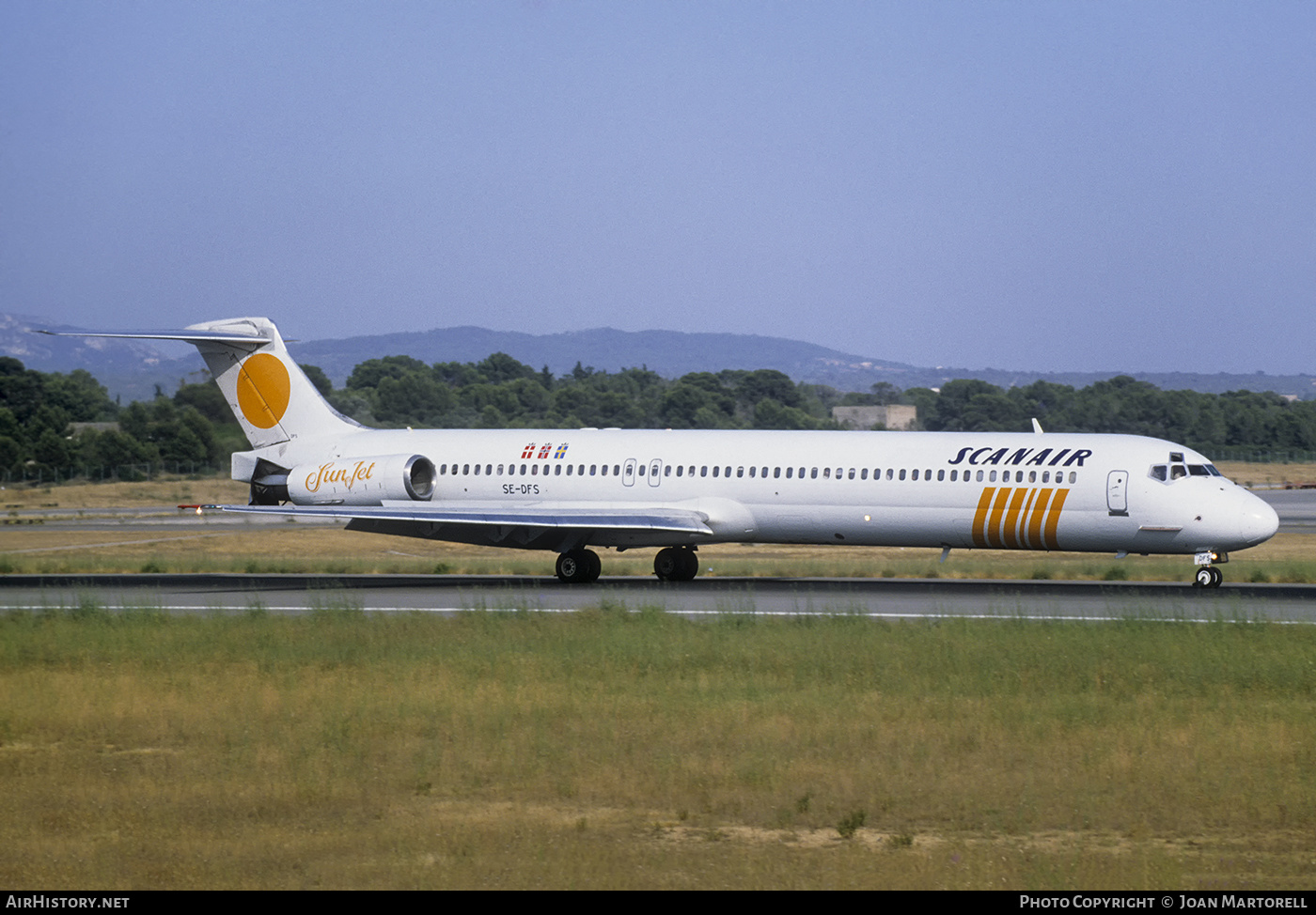Aircraft Photo of SE-DFS | McDonnell Douglas MD-82 (DC-9-82) | Scanair | AirHistory.net #388159