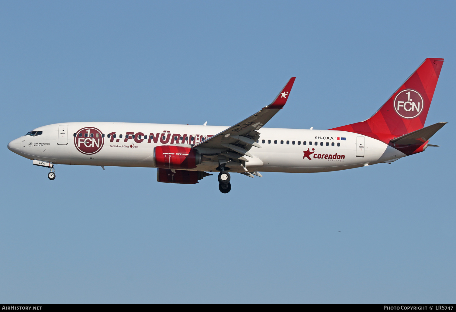 Aircraft Photo of 9H-CXA | Boeing 737-85R | Corendon Airlines | AirHistory.net #388182