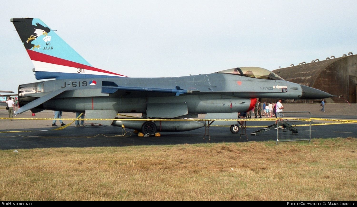 Aircraft Photo of J-619 | General Dynamics F-16A Fighting Falcon | Netherlands - Air Force | AirHistory.net #388190