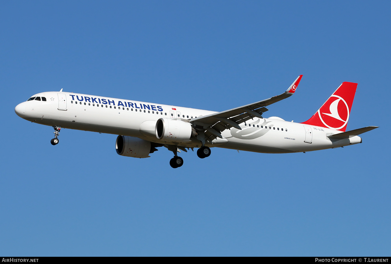 Aircraft Photo of TC-LSL | Airbus A321-271NX | Turkish Airlines | AirHistory.net #388191