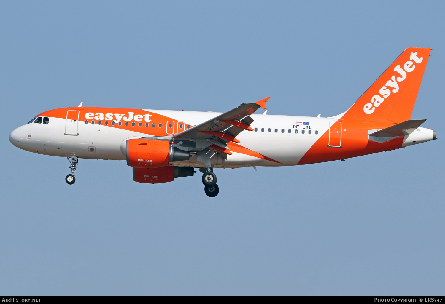 Aircraft Photo of OE-LKL | Airbus A319-111 | EasyJet | AirHistory.net #388194