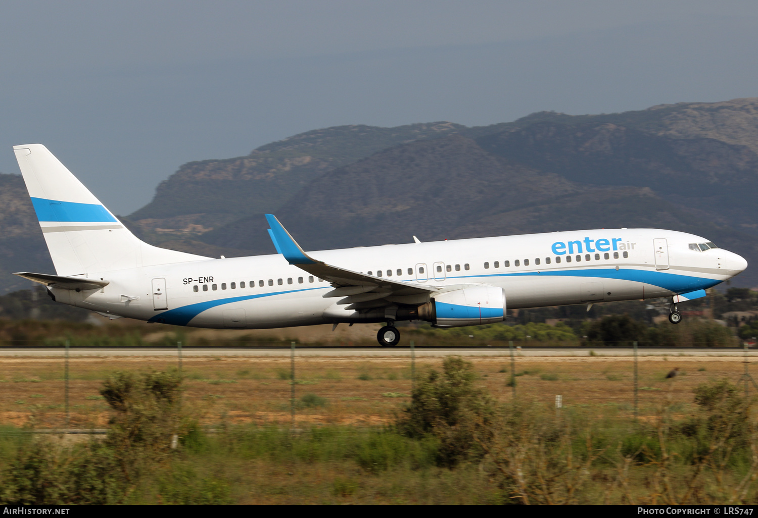 Aircraft Photo of SP-ENR | Boeing 737-8Q8 | Enter Air | AirHistory.net #388227