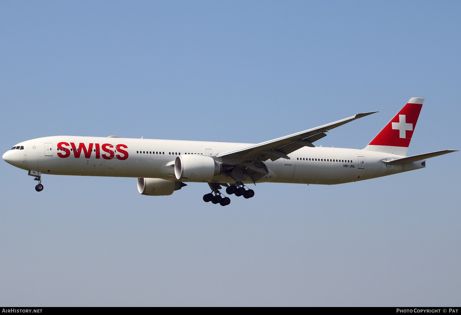 Aircraft Photo of HB-JNL | Boeing 777-300/ER | Swiss International Air Lines | AirHistory.net #388240