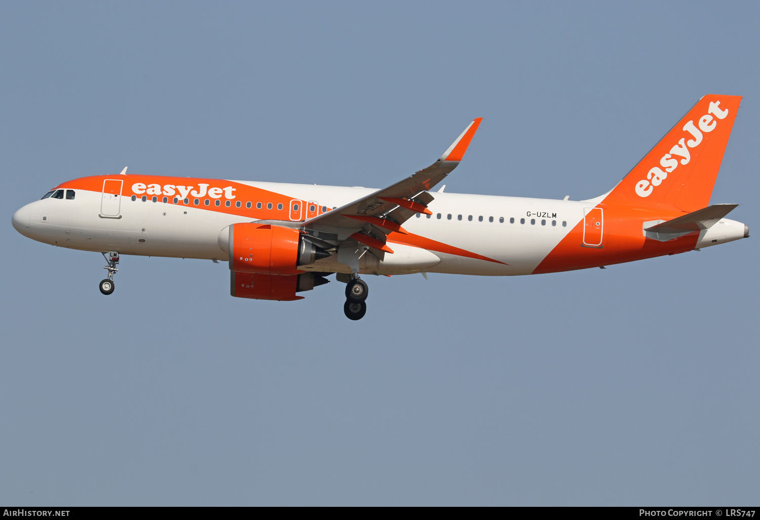 Aircraft Photo of G-UZLM | Airbus A320-251N | EasyJet | AirHistory.net #388246