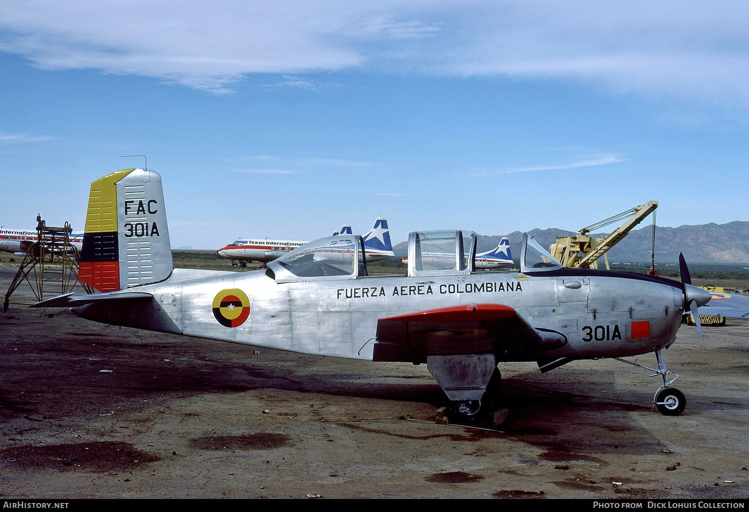 Aircraft Photo of FAC301A | Beech T-34B Mentor (D45) | Colombia - Air Force | AirHistory.net #388263