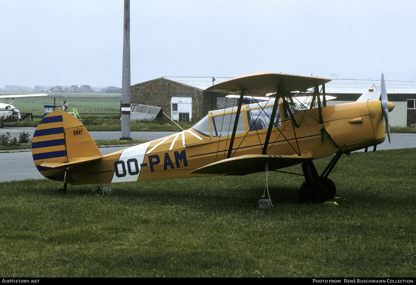 Aircraft Photo of OO-PAM | Stampe-Vertongen SV-4B | AirHistory.net #388268