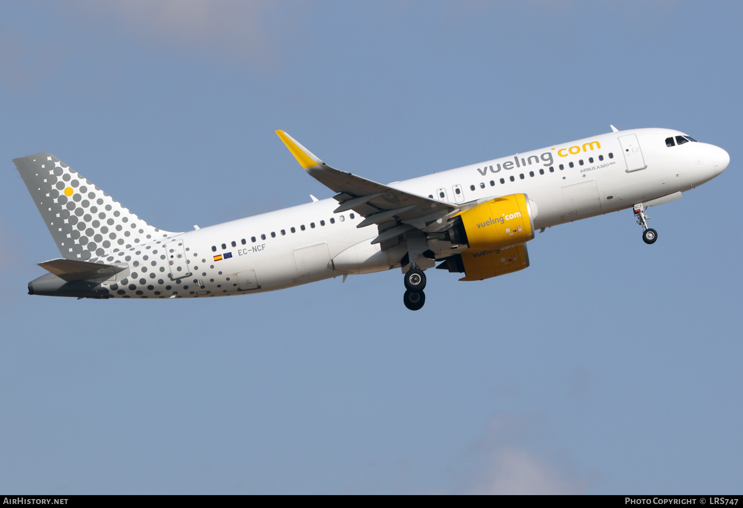Aircraft Photo of EC-NCF | Airbus A320-271N | Vueling Airlines | AirHistory.net #388270