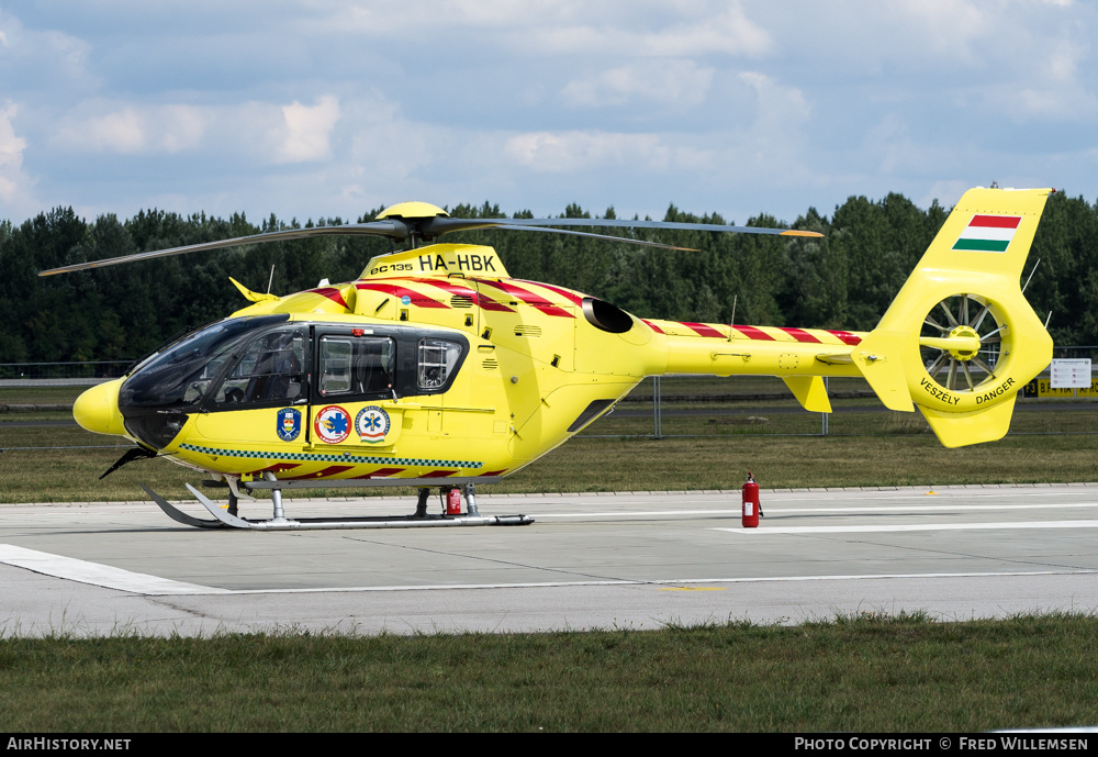 Aircraft Photo of HA-HBK | Eurocopter EC-135P-2 | Országos Mentőszolgálat - OMSZ | AirHistory.net #388305