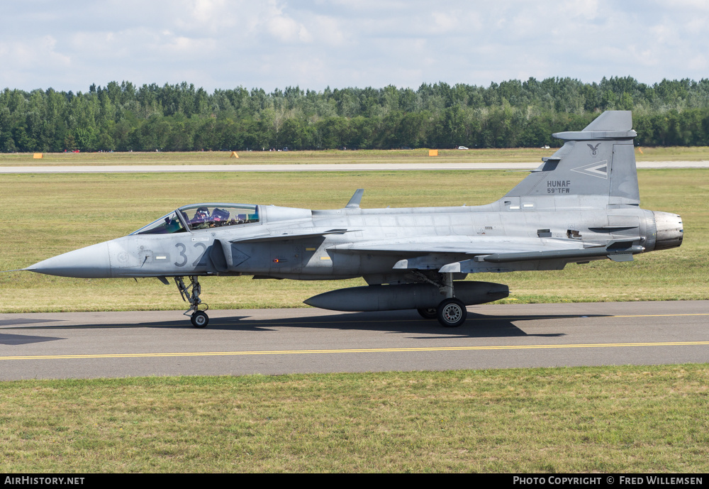 Aircraft Photo of 32 | Saab JAS 39C Gripen | Hungary - Air Force | AirHistory.net #388306