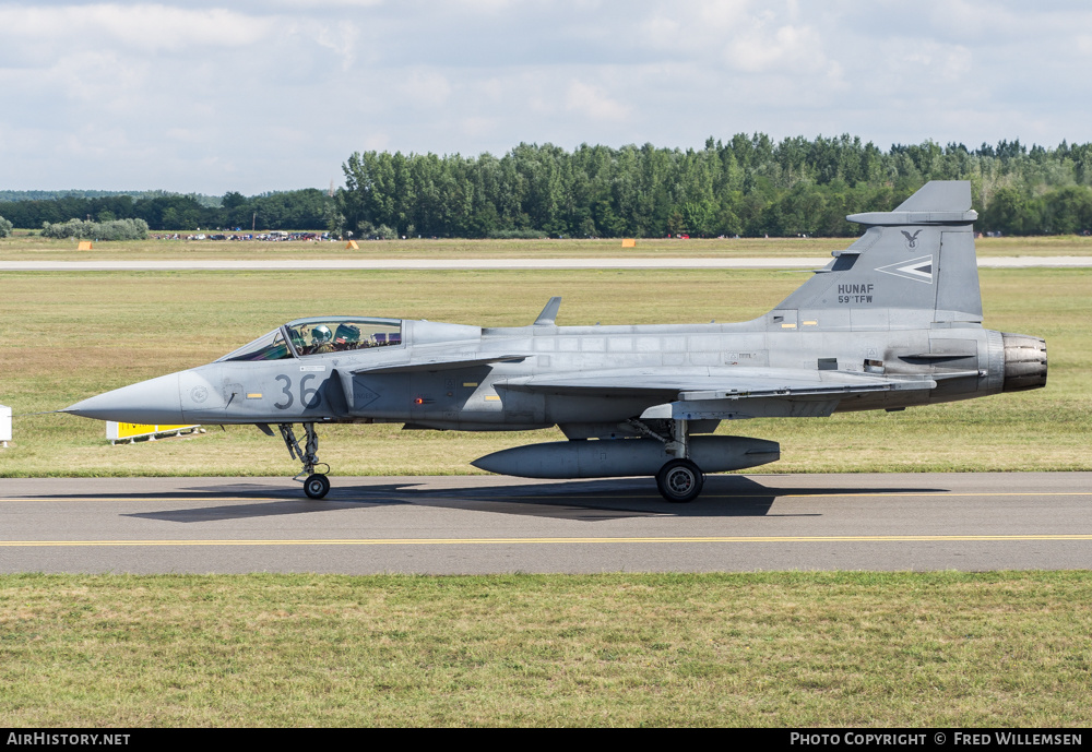 Aircraft Photo of 36 | Saab JAS 39C Gripen | Hungary - Air Force | AirHistory.net #388307