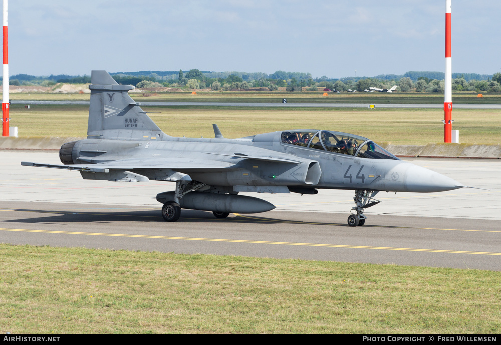 Aircraft Photo of 44 | Saab JAS 39D Gripen | Hungary - Air Force | AirHistory.net #388312