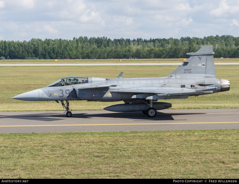 Aircraft Photo of 39 | Saab JAS 39C Gripen | Hungary - Air Force | AirHistory.net #388313