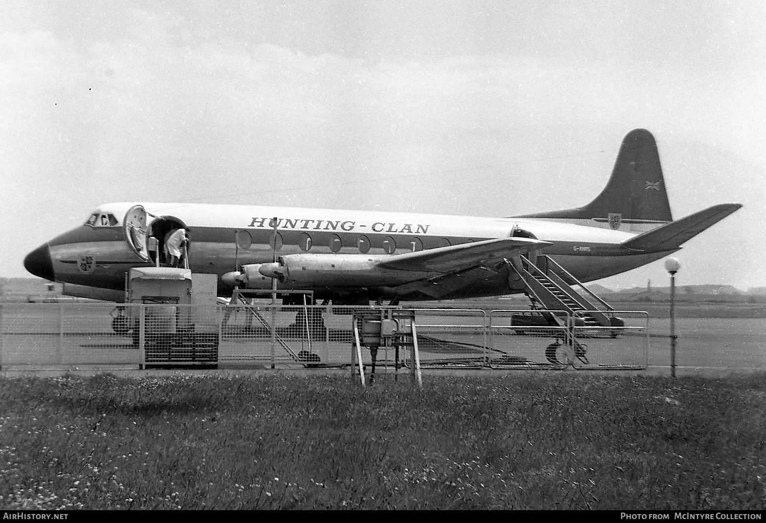 Aircraft Photo of G-ANRS | Vickers 732 Viscount | Hunting-Clan Air Transport | AirHistory.net #388339