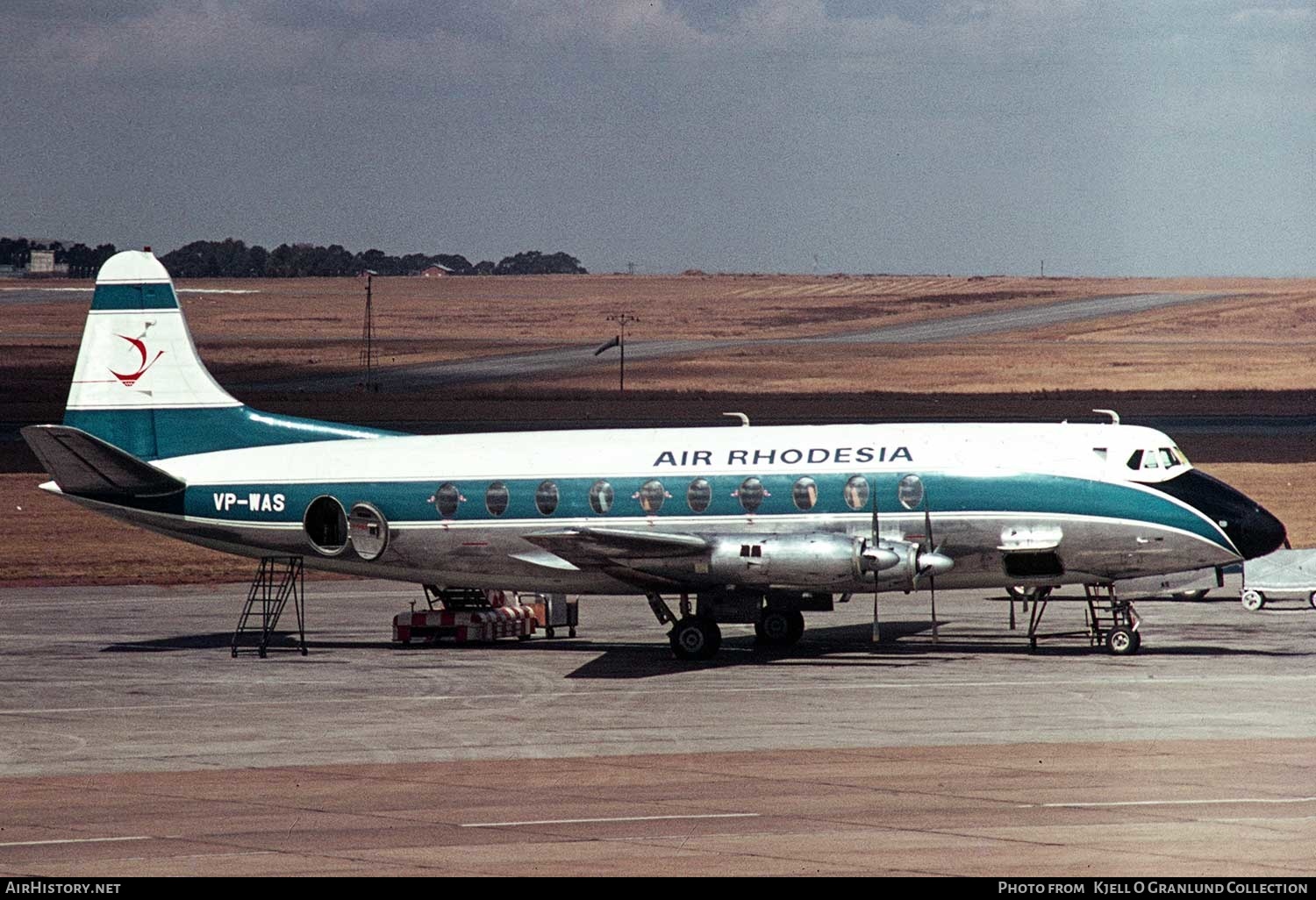 Aircraft Photo of VP-WAS | Vickers 756D Viscount | Air Rhodesia | AirHistory.net #388364