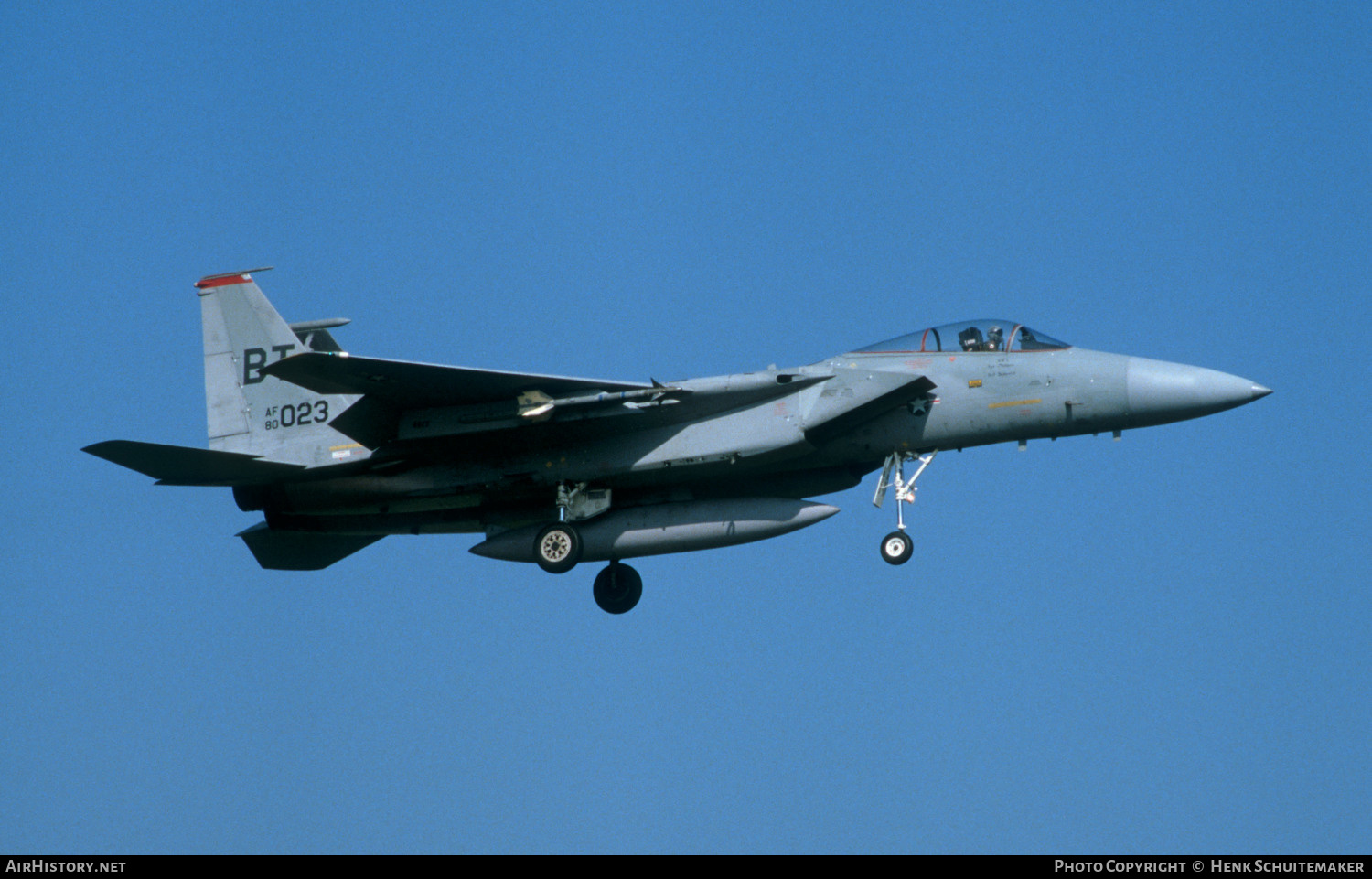 Aircraft Photo of 80-0023 / AF80-023 | McDonnell Douglas F-15C Eagle | USA - Air Force | AirHistory.net #388365