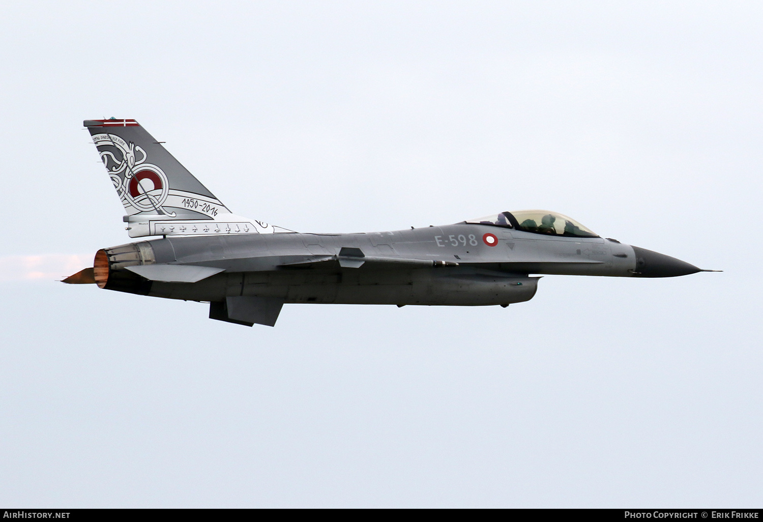 Aircraft Photo of E-598 | General Dynamics F-16AM Fighting Falcon | Denmark - Air Force | AirHistory.net #388409