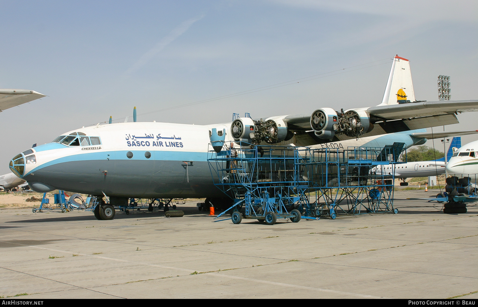 Aircraft Photo of EX-034 | Antonov An-12BP | Sasco Air Lines | AirHistory.net #388419