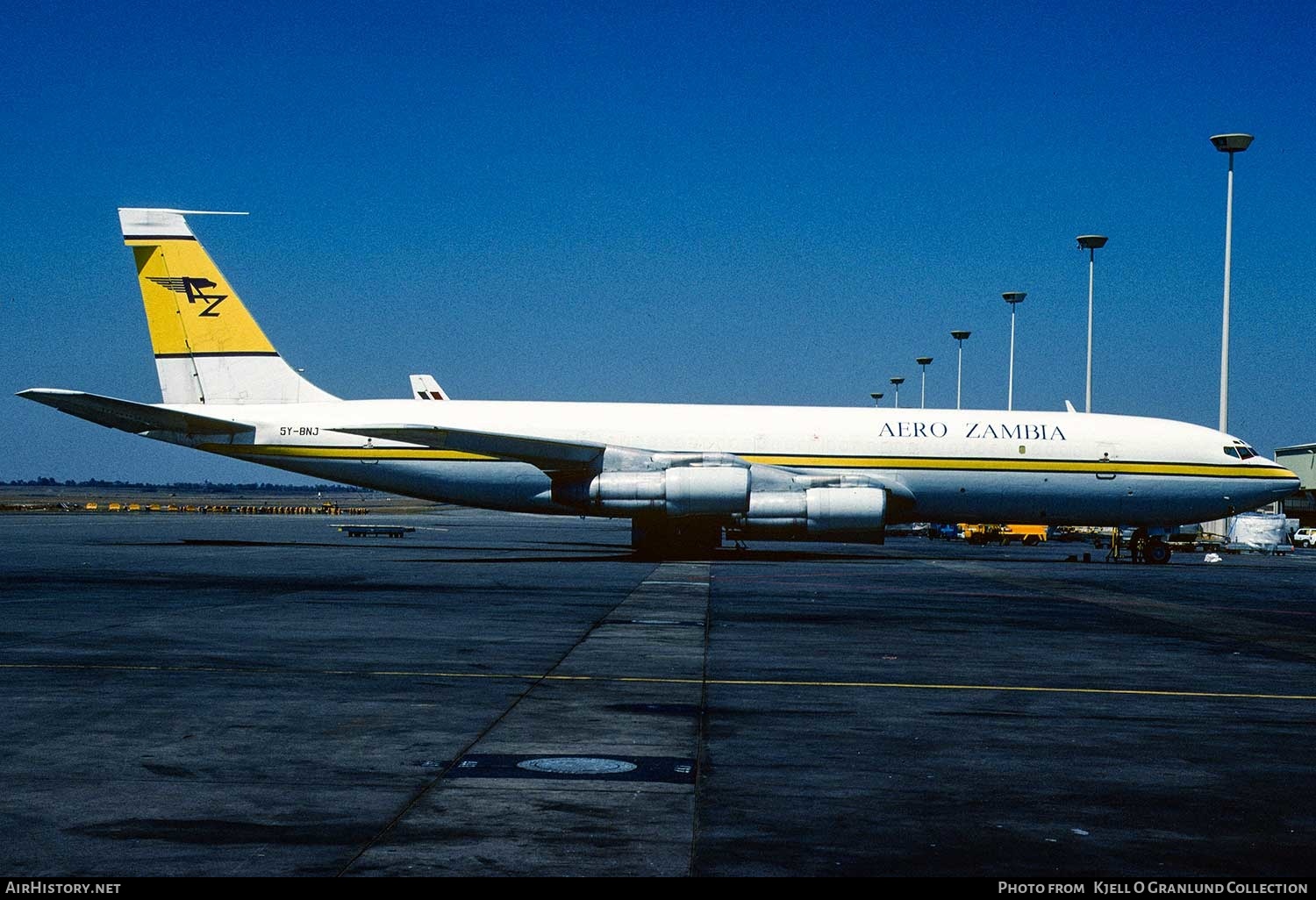 Aircraft Photo of 5Y-BNJ | Boeing 707-336C | Aero Zambia | AirHistory.net #388422