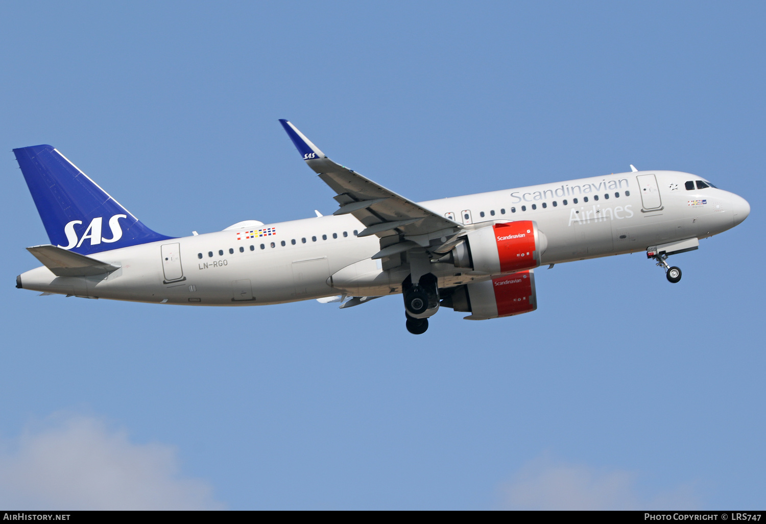 Aircraft Photo of LN-RGO | Airbus A320-251N | Scandinavian Airlines - SAS | AirHistory.net #388426