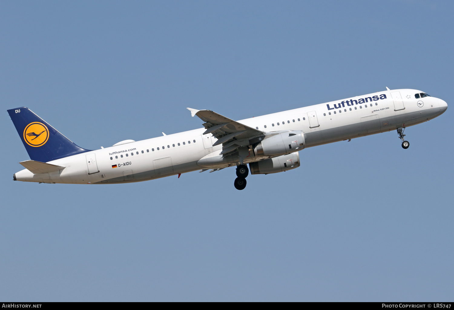 Aircraft Photo of D-AIDU | Airbus A321-231 | Lufthansa | AirHistory.net #388435